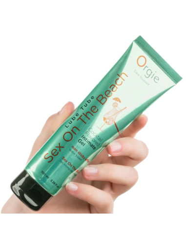 ORGIE LUBE TUBE COCKTAIL SEX ON THE BEACH KISSABLE WATER BASED INTIMATE GEL 100 ML