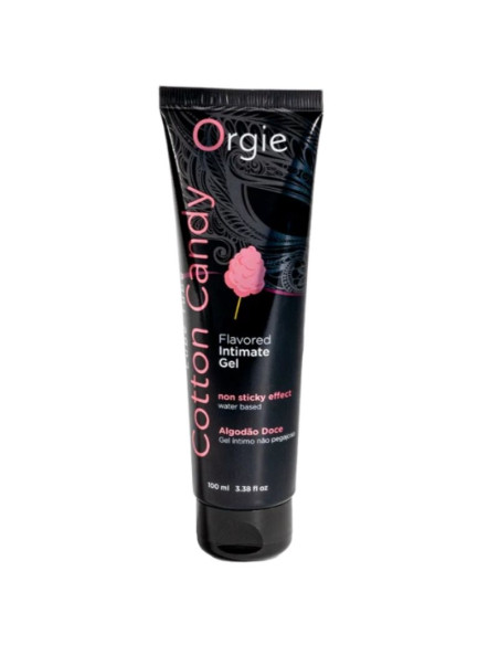 ORGIE LUBE TUBE COTTON CANDY KISSABLE WATER BASED INTIMATE GEL 100 ML