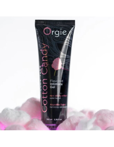 ORGIE LUBE TUBE COTTON CANDY KISSABLE WATER BASED INTIMATE GEL 100 ML