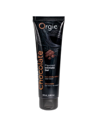 ORGIE LUBE TUBE CHOCOLATE KISSABLE WATER BASED INTIMATE GEL 100 ML