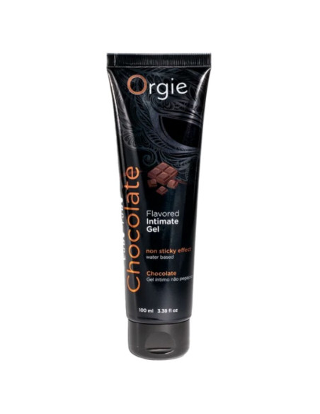 ORGIE LUBE TUBE CHOCOLATE KISSABLE WATER BASED INTIMATE GEL 100 ML