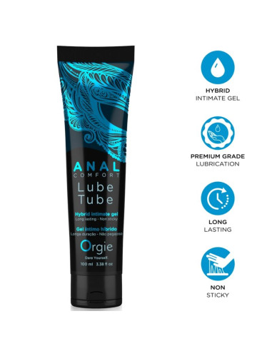 ORGIE LUBE TUBE ANAL COMFORT HYBRID INTIMATE GEL FOR ANAL SEX 100 ML