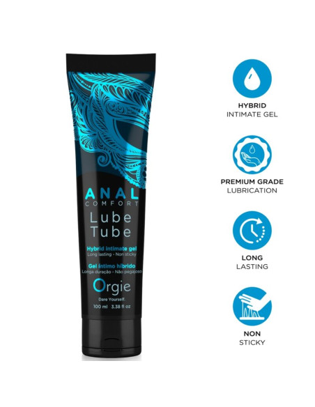 ORGIE LUBE TUBE ANAL COMFORT HYBRID INTIMATE GEL FOR ANAL SEX 100 ML