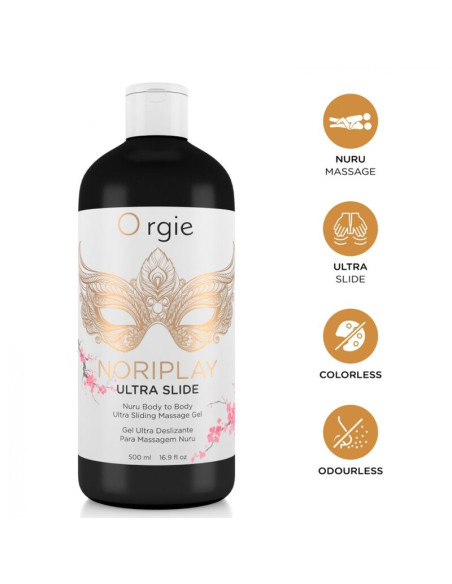 ORGIE NORIPLAY ULTRA SLIDE BODY TO BODY NURU MASSAGE GEL 500 ML