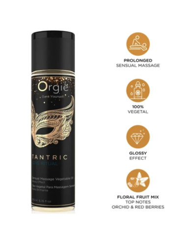ORGIE TANTRIC LOVE RITUAL SENSUAL MASSAGE VEGETAL OIL 200 ML