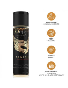 ORGIE TANTRIC DIVINE NECTAR SENSUAL MASSAGE VEGETAL OIL 200 ML