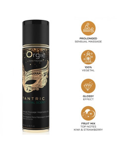 ORGIE TANTRIC CELESTIAL SCENT SENSUAL MASSAGE VEGETAL OIL 200 ML