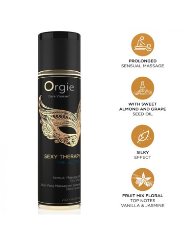 ORGIE SEXY THERAPY THE SECRET SENSUAL MASSAGE OIL 200 ML