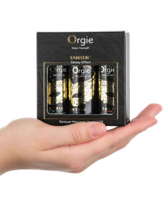 ORGIE TANTRIC MINI SIZE COLLECTION SENSUAL MASSAGE OILS 3 X 30 ML 2