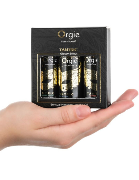 ORGIE TANTRIC MINI SIZE COLLECTION SENSUAL MASSAGE OILS 3 X 30 ML