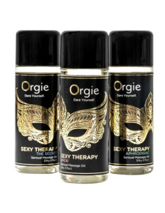 ORGIE SEXY THERAPY MINI SIZE COLLECTION SENSUAL MASSAGE OILS 3 X 30 ML 2