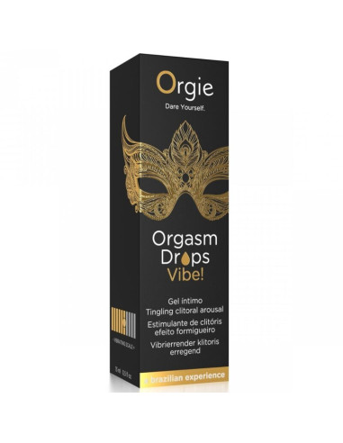 ORGIE ORGASM DROPS VIBE VIBRATING CLITORAL AROUSAL 15 ML