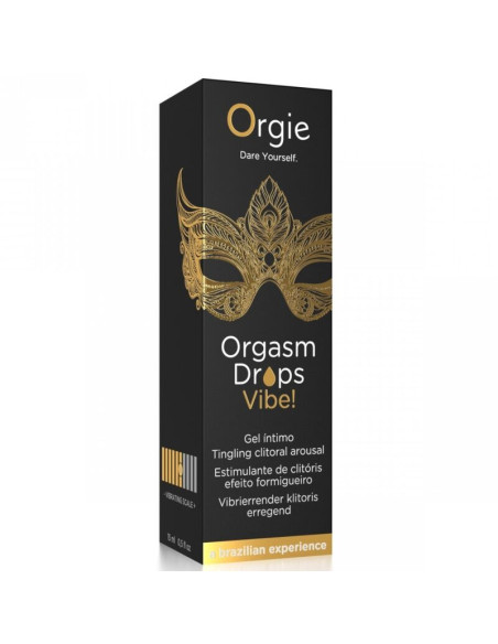 ORGIE ORGASM DROPS VIBE VIBRATING CLITORAL AROUSAL 15 ML