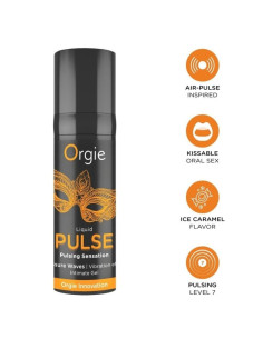 ORGIE PULSE KISSABLE PULSING SENSATION INTIMATE GEL 15 ML