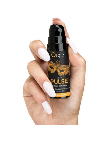 ORGIE PULSE KISSABLE PULSING SENSATION INTIMATE GEL 15 ML
