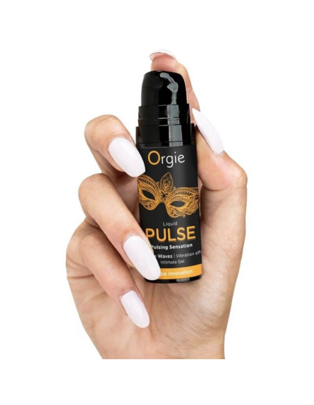 ORGIE PULSE KISSABLE PULSING SENSATION INTIMATE GEL 15 ML