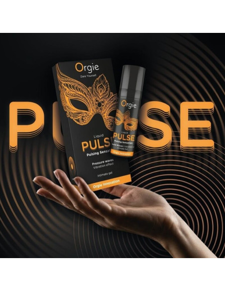 ORGIE PULSE KISSABLE PULSING SENSATION INTIMATE GEL 15 ML