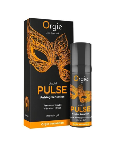 ORGIE PULSE KISSABLE PULSING SENSATION INTIMATE GEL 15 ML