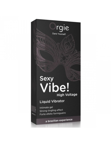 ORGIE SEXY VIBE HIGH VOLTAGE EXTRA STRONG LIQUID VIBRATOR 15 ML