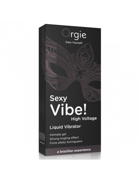 ORGIE SEXY VIBE HIGH VOLTAGE EXTRA STRONG LIQUID VIBRATOR 15 ML