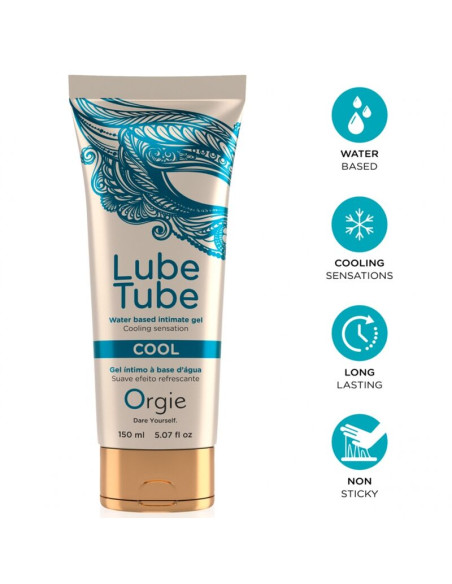 ORGIE LUBE TUBE COOL COOLING WATER BASED INTIMATE GEL 150 ML