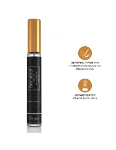 ORGIE SENSFEEL EAU DE TOILETTE WITH PHEROMONE BOOSTER TRAVEL SIZE FOR MEN 10 ML