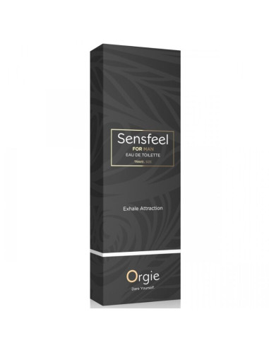 ORGIE SENSFEEL EAU DE TOILETTE WITH PHEROMONE BOOSTER TRAVEL SIZE FOR MEN 10 ML