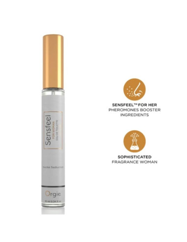 ORGIE SENSFEEL EAU DE TOILETTE WITH PHEROMONE BOOSTER TRAVEL SIZE FOR WOMEN 10 ML