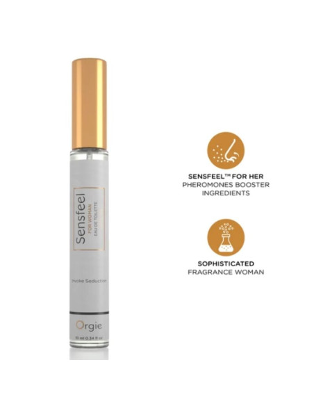 ORGIE SENSFEEL EAU DE TOILETTE WITH PHEROMONE BOOSTER TRAVEL SIZE FOR WOMEN 10 ML