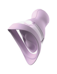 FANTASY FOR HER VELOURA TOUCH PLEASURE PUMP INTIMATE PUMP WITH SUCTION AND VIBRATION PURPLE
