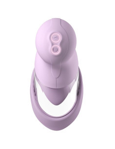 FANTASY FOR HER VELOURA TOUCH PLEASURE PUMP INTIMATE PUMP WITH SUCTION AND VIBRATION PURPLE 2