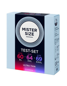 MISTER SIZE SAMPLE PACK CONDOMS SIZE 60 64 69 MM 3 UNITS 2