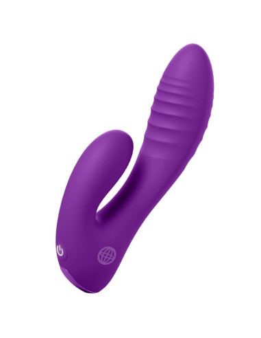 FANTASY FOR HER SECRET LOVER DOUBLE SPOT VIBRATOR GY CLITORIS RECHARGEABLE PURPLE