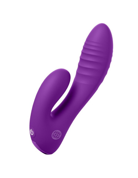 FANTASY FOR HER SECRET LOVER DOUBLE SPOT VIBRATOR GY CLITORIS RECHARGEABLE PURPLE