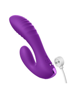 FANTASY FOR HER SECRET LOVER DOUBLE SPOT VIBRATOR GY CLITORIS RECHARGEABLE PURPLE 2