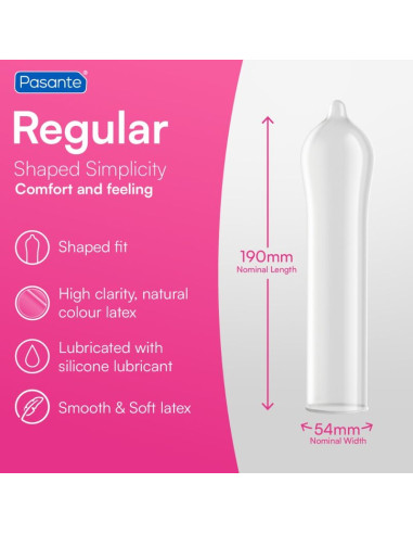 PASANTE CONDOM REGULAR RANGE 144 UNITS