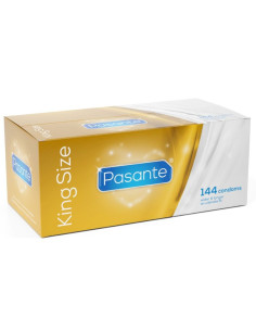 PASANTE CONDOMS KING SIZE BOX 144 UNITS