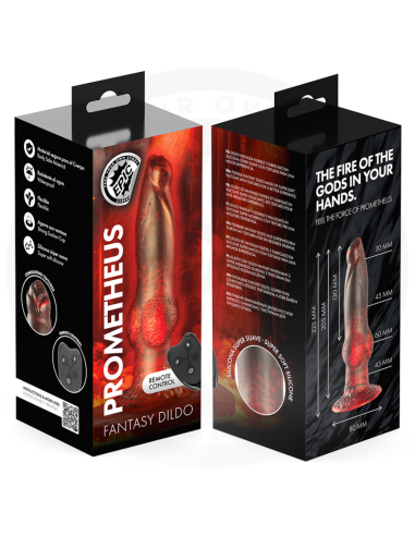 EPIC PROMETHEUS TITAN FLAME RECHARGEABLE REMOTE CONTROL DILDO