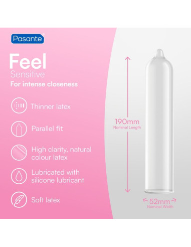 PASANTE CONDOMS SENSITIVE ULTRA THIN 3 UNITS