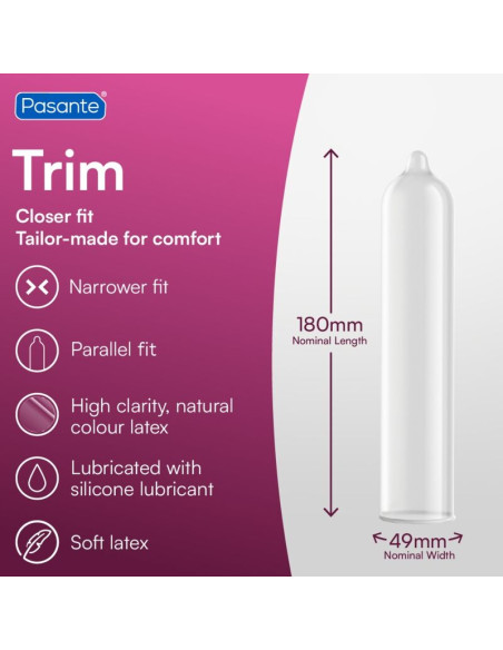 PASANTE THIN TRIM MS THIN CONDOM 3 UNITS