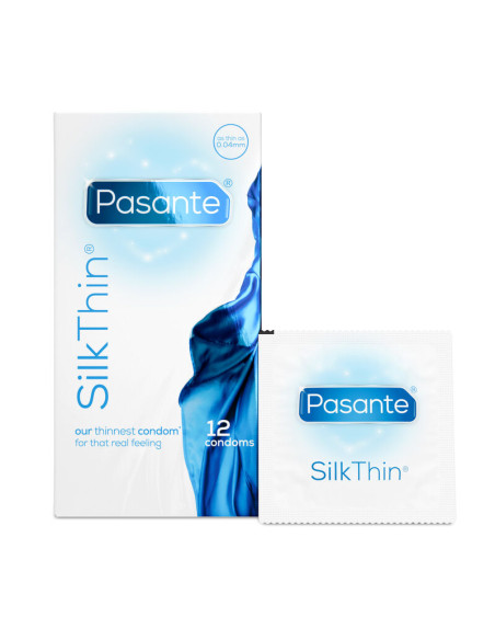 PASANTE CONDOMS SILK MS FINE 12 UNITS