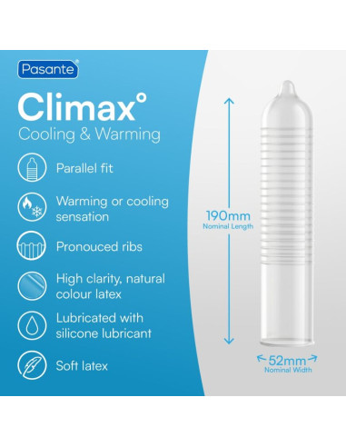 PASANTE CLIMAX 6 HEAT EFFECT 6 COOL EFFECT 12 UNITS