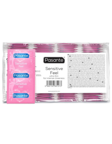 PASANTE CONDOMS SENSITIVE BAG 144 UNITS