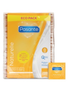 PASANTE CONDOMS ECO PACK NATURELLE BAG 288 UNITS