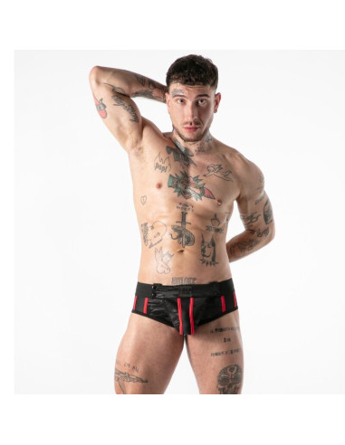 LOCKER GEAR FULL MILITARY ACCESS JOCK BRIEF RED S