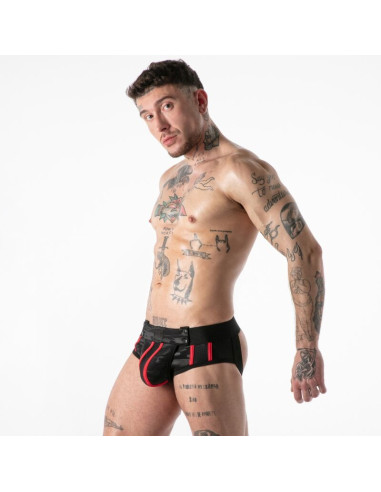 LOCKER GEAR FULL MILITARY ACCESS JOCK BRIEF RED S