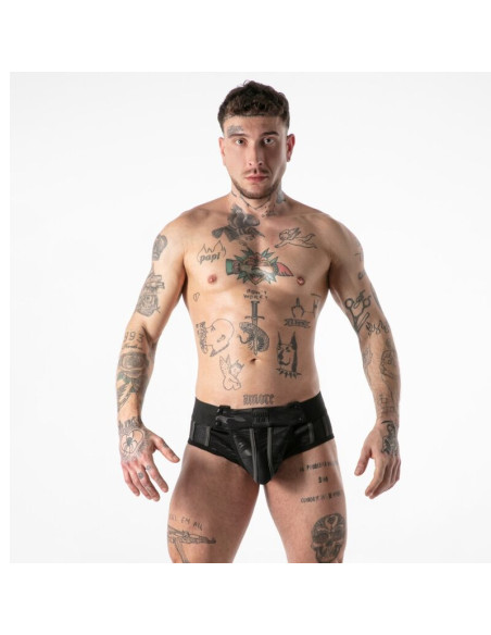 LOCKER GEAR FULL MILITARY ACCESS JOCK BRIEF BLACK S