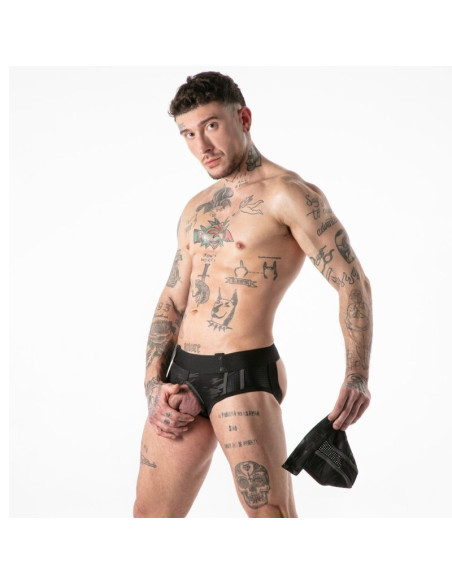 LOCKER GEAR FULL MILITARY ACCESS JOCK BRIEF BLACK S