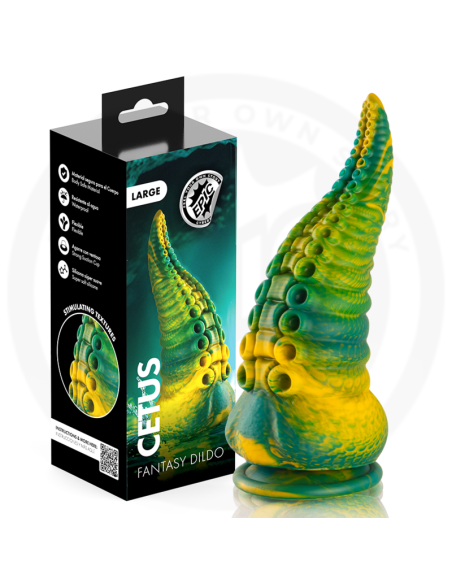 EPIC CETUS GREEN TENTACLE DILDO LARGE SIZE