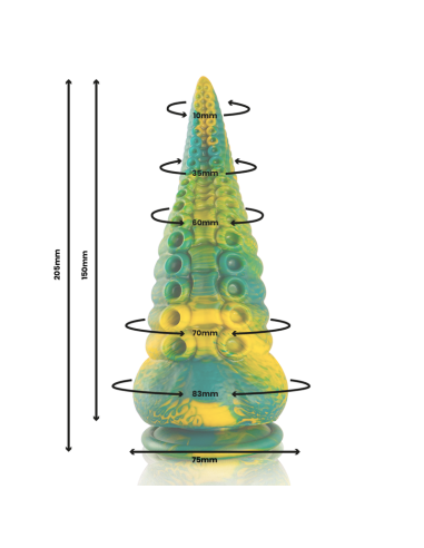 EPIC CETUS GREEN TENTACLE DILDO LARGE SIZE